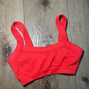 Out from under orange bralette crop top urban outfitters